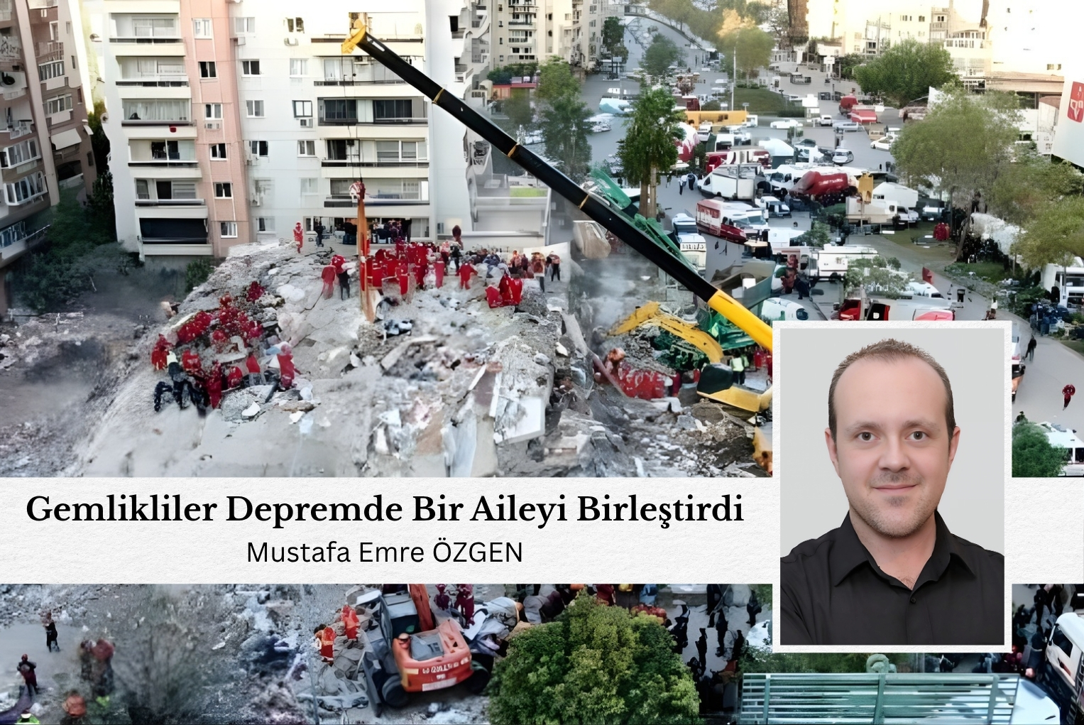 Gemlikliler Depremde Bir Aileyi Birleştirdi